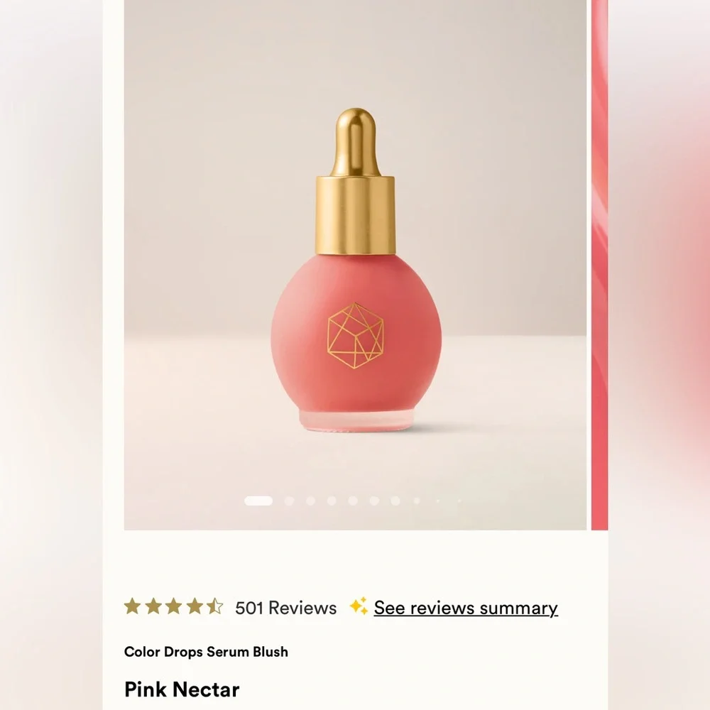 EM Color Drops Serum Blush pick from 4 gorgeous shades for dewy youthful finish